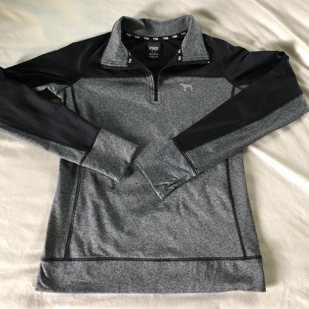 Pink half zip